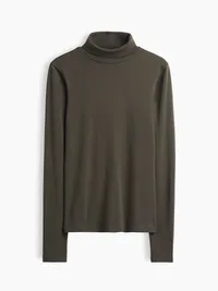 Modern Turtleneck - Bamboo green — view 4