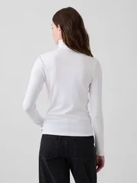 Modern Turtleneck - Fresh white — view 3