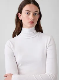 Modern Turtleneck - Fresh white — view 4