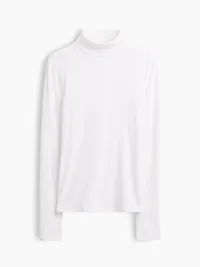 Modern Turtleneck - Fresh white — view 5