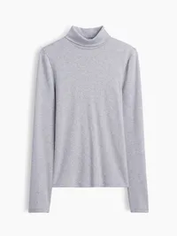 Modern Turtleneck - Light heather grey — view 5