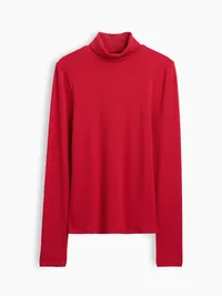 Modern Turtleneck - Modern red — view 4