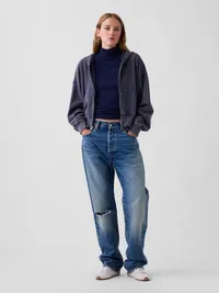 Modern Turtleneck - Navy blue — view 2