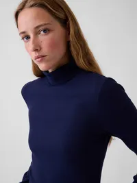 Modern Turtleneck - Navy blue — view 4