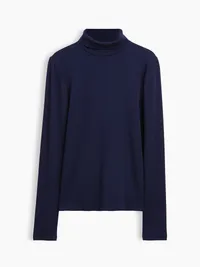 Modern Turtleneck - Navy blue — view 5
