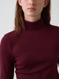 Modern Turtleneck - Noir red — view 4