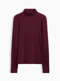 Modern Turtleneck - Noir red — view 5