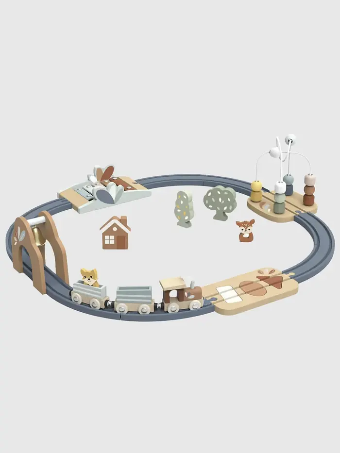 Multi-Activity Railway Set Toddler Toy - Multi