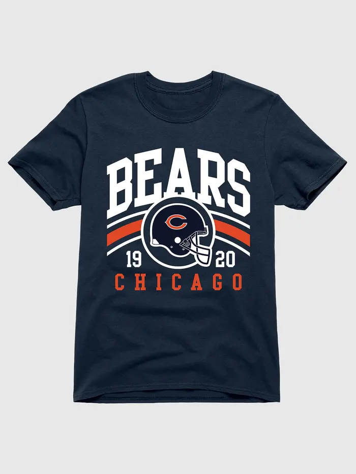 NFL Classic Stripe Graphic Tee - Bears