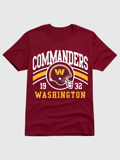 NFL Classic Stripe Graphic Tee - Commanders