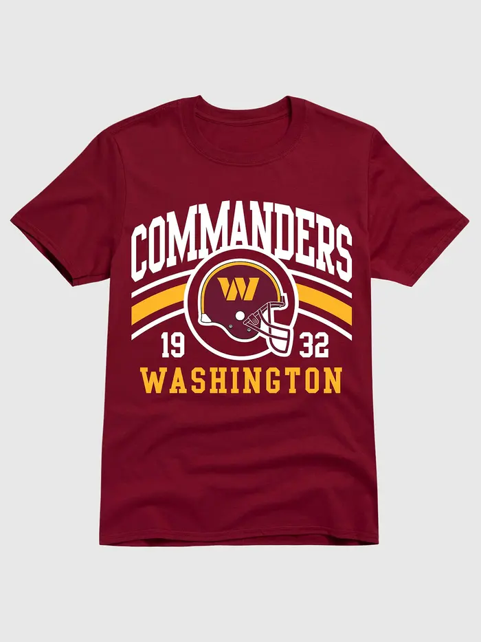 NFL Classic Stripe Graphic Tee - Commanders