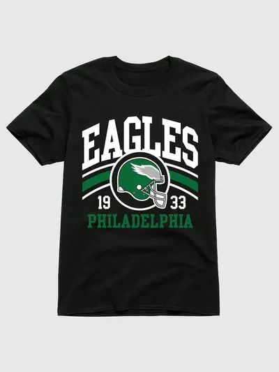 NFL Classic Stripe Graphic Tee - Eagles