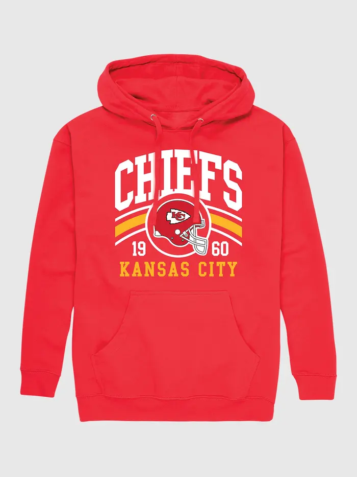 NFL Classic Stripe Pullover Hoodie - Chiefs