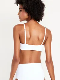 No-Show Bralette - White Lilies — view 2