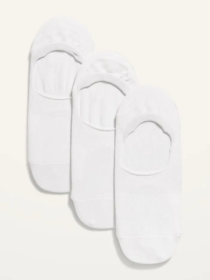 No-Show Sneaker Socks 3-Pack - Bright White