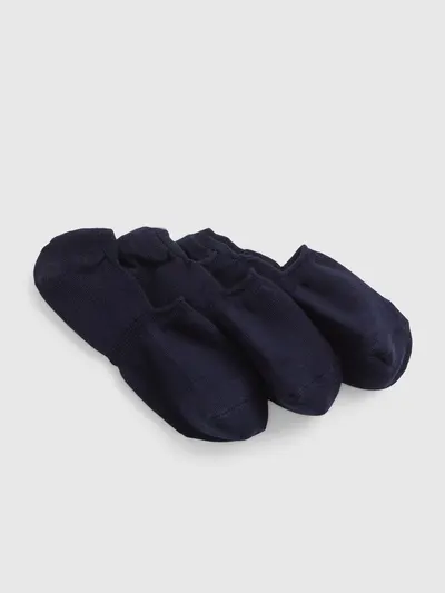 No Show Socks (3-Pack) - Navy