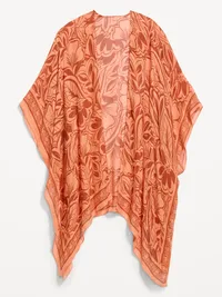 Outtek™ Duster - Warm Floral Top — view 2