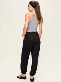 Oversized Bounce Lite Bubble Joggers - Black Jack — view 3