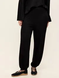 Oversized Bounce Lite Bubble Joggers - Black Jack — view 5
