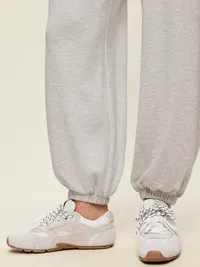 Oversized Bounce Lite Bubble Joggers - Light Gray Heather — view 4