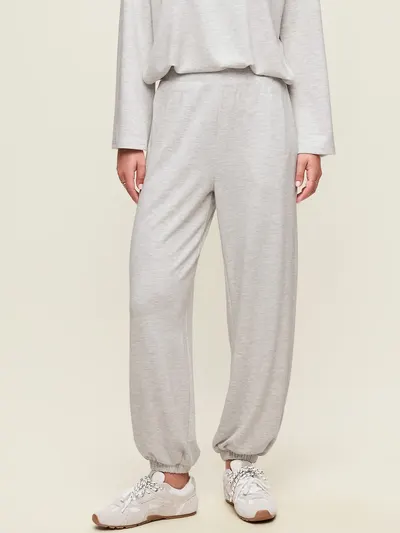 Oversized Bounce Lite Bubble Joggers - Light Gray Heather