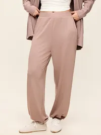 Oversized Bounce Lite Bubble Joggers - Mocha — view 5