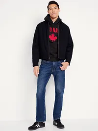 Oversized Canada Logo Pullover Hoodie - Black Jack — view 3