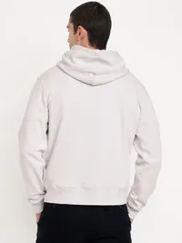 Oversized Canada Logo Pullover Hoodie - Light Heather Gray — view 2