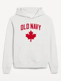 Oversized Canada Logo Pullover Hoodie - Light Heather Gray — view 4