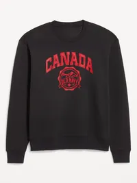 Oversized Canada Logo Sweatshirt - Black Jack — view 4
