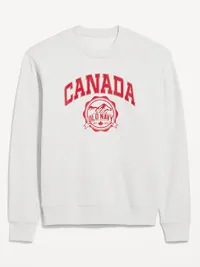 Oversized Canada Logo Sweatshirt - Heather Gray — view 4