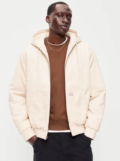 Oversized Canvas Hoodie - Howlite