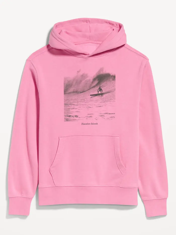 Oversized Essential Popover Hoodie - Hydrangea Pink