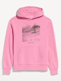 Oversized Essential Popover Hoodie - Hydrangea Pink — view 4