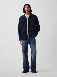 Oversized Field Jacket - New classic navy blue — view 2