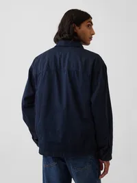 Oversized Field Jacket - New classic navy blue — view 3
