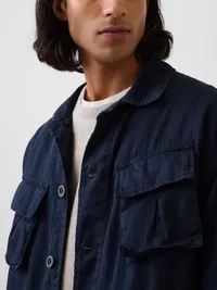Oversized Field Jacket - New classic navy blue — view 4