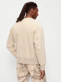 Oversized Heavyweight Crew-Neck Sweatshirt - Wish Bone — view 2