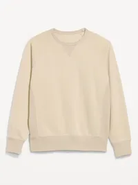 Oversized Heavyweight Crew-Neck Sweatshirt - Wish Bone — view 4