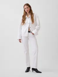 Oversized Icon Denim Jacket - Fresh white — view 2