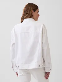 Oversized Icon Denim Jacket - Fresh white — view 3