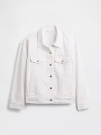 Oversized Icon Denim Jacket - Fresh white — view 5