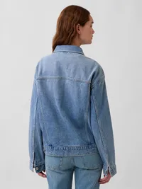 Oversized Icon Denim Jacket - Light wash — view 3