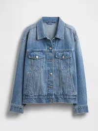Oversized Icon Denim Jacket - Light wash — view 5
