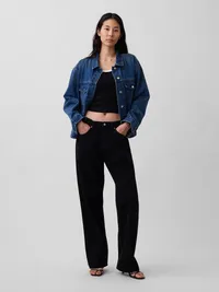 Oversized Icon Denim Jacket - Medium wash — view 2