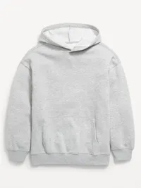 Oversized Pullover Hoodie for Boys - Heather Gray — view 2