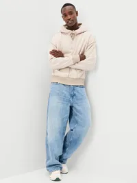 Oversized Pullover Hoodie - Wish Bone — view 3