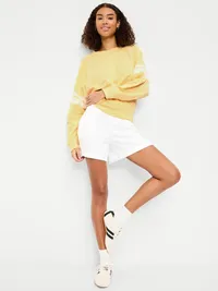 Oversized Raglan Sweatshirt - Golden Straw — view 3