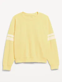 Oversized Raglan Sweatshirt - Golden Straw — view 4
