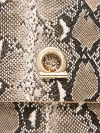 Oversized Slouchy Clutch - Snake — view 5